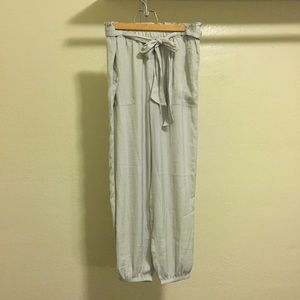Light Gray Silky Pants